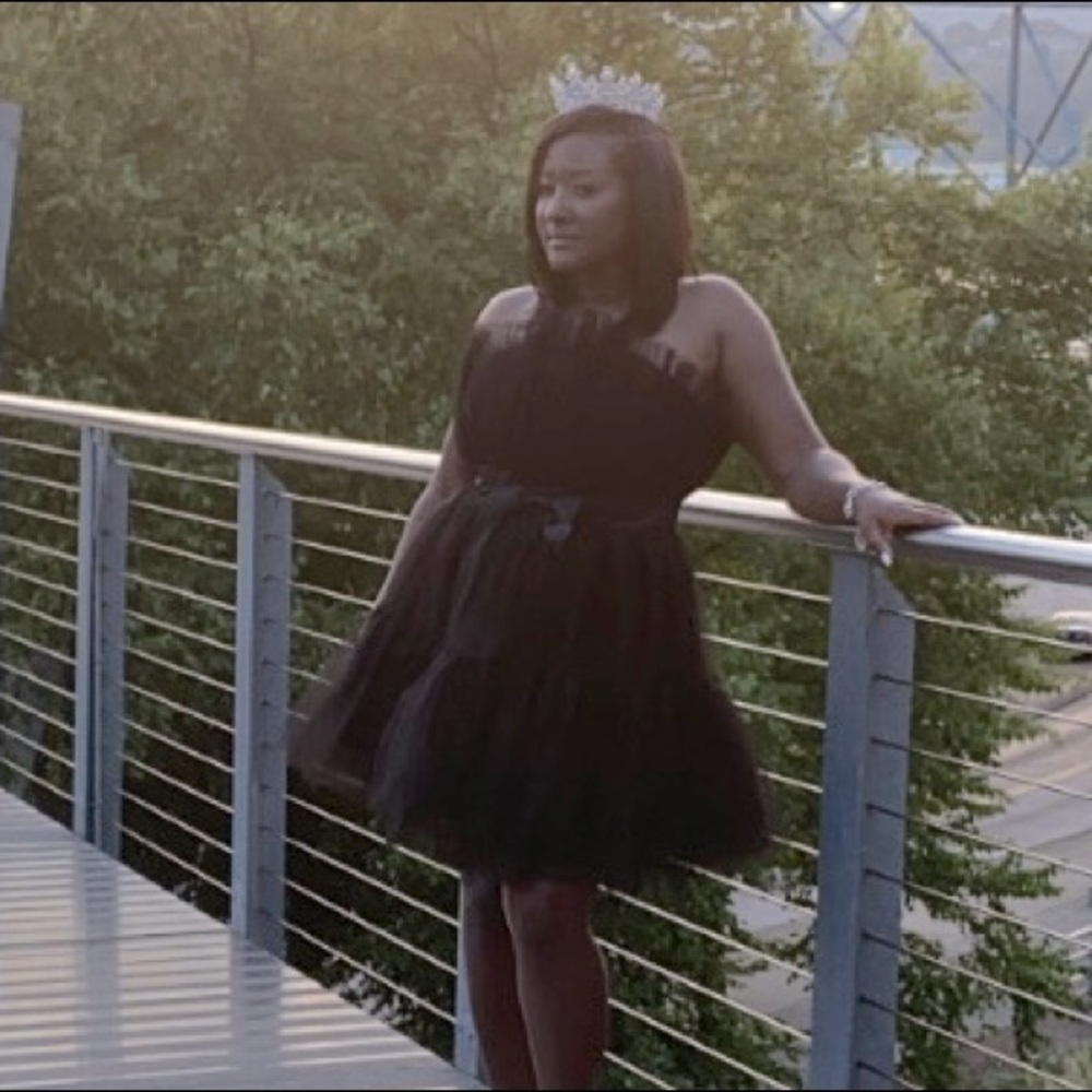 Black Tulle Dress